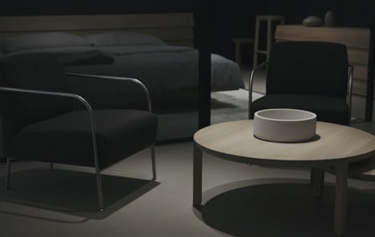 Dark image of chairs